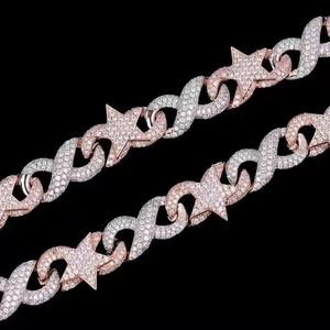 Último diamante Hip Hop cadena de eslabones cubanos joyería de lujo laboratorio cultivado diamante cadena cubana para hombres - Product Image 3