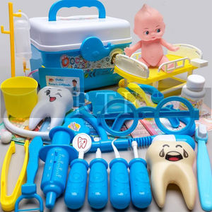 Juego de rol de dentista divertido para niños y niñas, batas de laboratorio duraderas y juguetes, Kit de médico para niños de Raw to Fine - Product Image 5