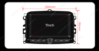 MEKEDE 2013 mobil Android, radio mobil navigasi Stereo GPS, Head Unit 7 inci Fiat 500L-2019