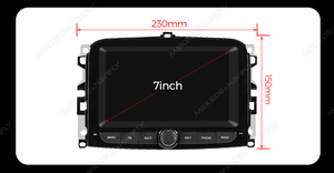 Unità Principale Multimediale MEKEDE con Android, Navigatore GPS e Car-Play per <span class=keywords><strong>Fiat</strong></span> 500L 2013-2019 da 7 Pollici - Product Image 3