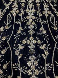 Tissu de travail et de broderie brodé à la main de luxe - Product Image 2