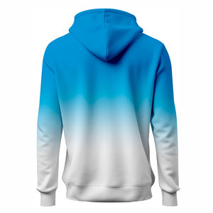 Ropa de calle de algodón pesado de alta calidad, sudadera de lana, logotipo personalizado con estampado de hojaldre, sudaderas con capucha de gran tamaño para hombres - Product Image 2