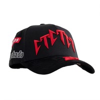 Gorras de Béisbol Ajustables de 5 Paneles de Lona con Logotipo Bordado de Lujo al por Mayor, Estilo Urbano Unisex, OEM