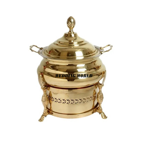 Metal Food Warmer High Quality Handmade Designer Casserole Classic Stylish Luxury New Metal Food Warmer - Product Image 1