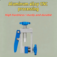 Outil multi-usages Worldcycle pour le montage de la tige de frein hydraulique de vélo, outil d'insertion d'olive et de barbe monobloc PRO-04 en aluminium pour vélo de route