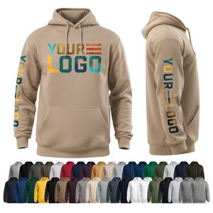 Wholesale 100% Cotton Unisex Winter Hoodies-Loose Fit <b>Silk</b> Screen Printed 400/500g Fabric Customize Logo and Design - Product Image 1