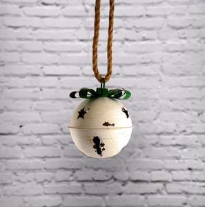 Ornement de Noël vintage en forme de cloche, vente en gros, décoration murale pour arbre de Noël, maison, Noël, Nouvel An, fabriqué en Inde - Product Image 6