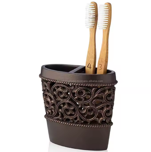 Providence Florence Gold Metal cepillo de dientes titular Metal de alta calidad tendencia reciente accesorios de baño al por mayor - Product Image 4