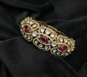 สร้อยข้อมือทองเหลืองชุบทองโบราณเครื่องประดับแฟชั่นสำหรับงานแต่งงานวันครบรอบ-ขนาด2.4 2.6ไอเดียของขวัญ - Product Image 1