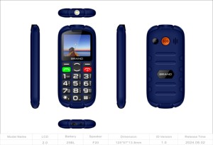 รุ่นที่เป็นมิตรกับสิ่งแวดล้อม2.0 "IP44แบตเตอรี่กันน้ำรอบ500ครั้ง<span class=keywords><strong>4G</strong></span> โทรศัพท์มือถือโทรศัพท์อาวุโส - Product Image 6