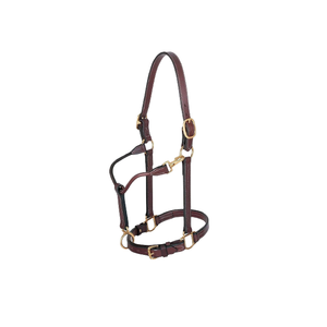 New AL RAHMAN TACKS AL-LH-209 Leather Dressage Halter Genuine Leather Plain Fancy <b>Stitch</b> Horse Training Purpose Sale Low Price - Product Image 1
