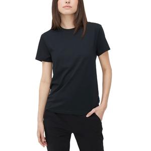 T-shirt à manches courtes pour femmes de haute qualité Design imprimé personnalisé Slim Fit Good Look Coton uni motif solide compressé - Product Image 3
