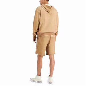 Survêtement deux pièces décontracté à blocs de couleurs 2025 Hoodies & Shorts Crop Top et ensemble short taille haute - Product Image 6