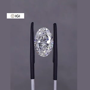 Precios al por Mayor, Diamantes Sueltos Cultivados en Laboratorio, Certificados por IGI, Color 1.00-1.10 CT, Claridad DE VVS1, Corte Ovalado, Procesados con HPHT CVD, para Joyería - Product Image 2