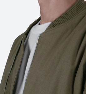 Vestes unisexes personnalisées, streetwear d'extérieur, fermeture éclair, poche, vestes courtes d'automne, décontractées, grande taille, blouson bomber, broderie sur le devant - Product Image 5