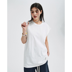 Comodidad a medida a granel, eleve su marca, artesanía impecable, camiseta sin mangas transpirable personalizable, producción de talla grande OEM - Product Image 3