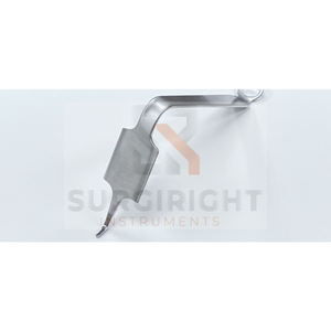 Hohmann retractor bค่อม, ที่จับเหล็กแบบแมนนวล9 34ยาว7ใบมีดกว้าง19มม. โดย surgiright - Product Image 6