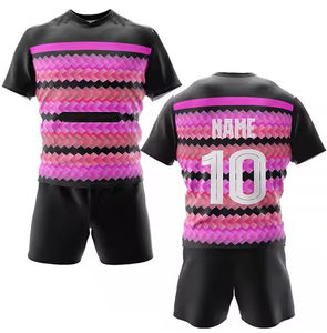 Nouveau design, uniforme de rugby de qualité supérieure, séchage rapide, vente en gros, uniforme de rugby respirant, prix raisonnable, logo personnalisé - Product Image 2
