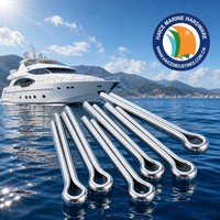 Goupille fendue à ressort marine en acier inoxydable 4x75mm pour gréement, bateaux, yachts et accessoires de quincaillerie nautique