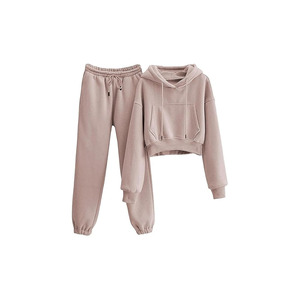 Conjunto de chándal corto para hombre, traje antibacteriano de 2 piezas de lana de invierno - Product Image 2