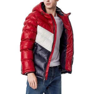 Chaquetas de Invierno Acolchadas de Primera Calidad para Hombre con Diseño Acolchado, Cierre de Cremallera, Chaqueta Acolchada con Capucha Resistente al Agua para Hombre - Product Image 3