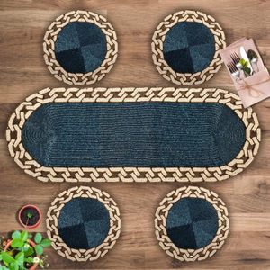 Elegant & Luxurious Glass Beaded Placemat Everyday Use Side <b>Table</b> <b>Mat</b> With Chains Perfect Wedding Parties & New Year Gift - Product Image 3