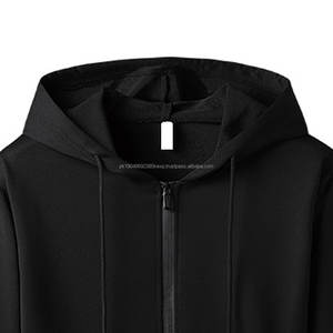 Elegante conjunto deportivo para hombre, corte ajustado, dos piezas, sudadera con capucha y pantalones deportivos, algodón y poliéster, logotipo personalizado, OEM, ODM, venta al por mayor, MOQ bajo - Product Image 3