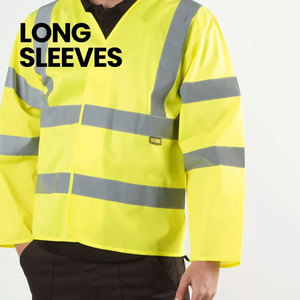 Gilet haute visibilité d'hiver réfléchissant détachable avec manches complètes Vêtements de travail de protection de sécurité personnalisables pour les professionnels de la sécurité - Product Image 4