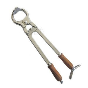 Pinzas de Castración Veterinaria Manuales para Ganado, Instrumento de Castración Animal de Mango Largo, Mandíbulas Metálicas Quirúrgicas - Product Image 1