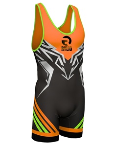 Maillots de lutte personnalisés pour hommes vêtements d'équipe vente en gros uniformes d'athlétisme de haute qualité avec impression de logo en tissu extensible pour la compétition - Product Image 4