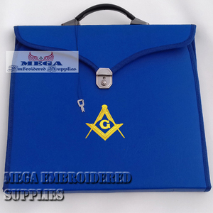 Étuis à tablier maçonnique Regalia-Carré et boussole - Product Image 3