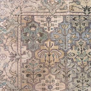 พรมวินเทจ ขนาด 0.7x11.5 ฟุต สีน้ำตาล ลายแบบนามธรรม ทำจากขนสัตว์ - Product Image 4