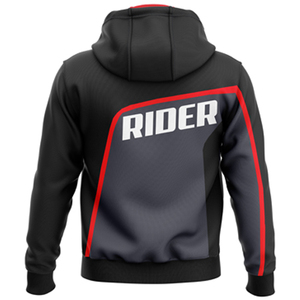 Sweats à capuche surdimensionnés à fermeture éclair complète pour hommes de haute qualité 100 polyester noir et gris chiné sweats à capuche parfaits pour les États-Unis personnalisés - Product Image 4