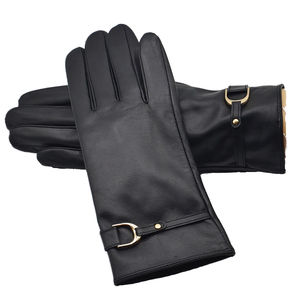 Gants de conduite en tissu de coton Interlock confortables et sûrs en cuir de grain de chèvre respirant dos gants de travail d'assemblage imperméables - Product Image 4