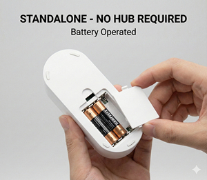 Standalone Water <strong>Leak</strong> Sensor <strong>Detector</strong> 120dB Loud Flood Alarm Home Security Kitchen Basement Leakage Alert - Product Image 5