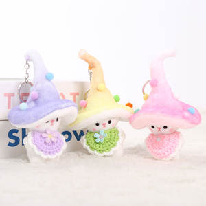 Jouets en peluche <span class=keywords><strong>Kawaii</strong></span> 15cm porte-clés elfe champignon poupée en peluche peluche porte-clés sac breloque peluches cadeau <span class=keywords><strong>de</strong></span> noël - Product Image 5