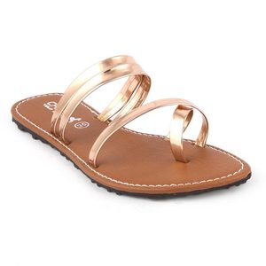 รองเท้าแตะเด็กผู้หญิง (07-A) - สีทอง - Product Image 1