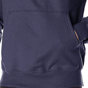 เสื้อฮู้ดผ้าฝ้าย100% สำหรับผู้ชายซิป1/2แบบสวมหัวซิปรูดซิปลายพิมพ์ขนาด XS - Product Image 4