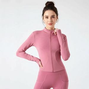 Nueva Chaqueta Deportiva de Yoga para Mujer 2026 de Alta Calidad, Manga Larga, con Cierre, Ajustada, Ligera y Transpirable para Correr - Product Image 2