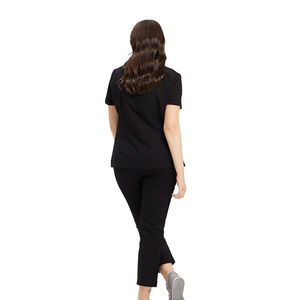 2025 uniforme médico para mujer, conjuntos de exfoliación de enfermería, exfoliante elástico, manga corta, Joggers médicos, uniformes de clínica, ropa - Product Image 6
