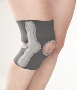 Support de genou élastique de qualité industrielle avec matériau respirant, conception de compression douce et système d'ajustement réglable pour un usage quotidien - Product Image 2