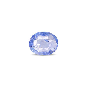 Saphir bleu - 3,24 carats, pierre précieuse naturelle facettée, taille ovale calibrée, hauteur 8 mm, opale bleu royal, matériau aigue-marine - Product Image 1
