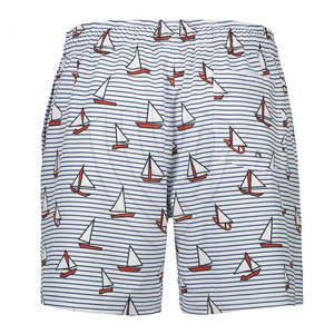 Sublimación de algodón de alta calidad para hombre, pantalones cortos OEM al por mayor, la mejor comodidad, cintura elástica, pantalones cortos de algodón de verano - Product Image 3