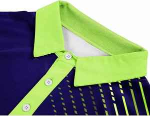 Conception personnalisée de votre propre marque, t-shirt respirant en maille pour homme, 100% coton, manches courtes, pour chemise de golf, séchage rapide, logo personnalisé - Product Image 3