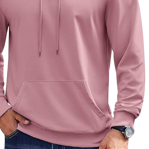 Pull à capuche en coton de haute qualité pour hommes Impression numérique personnalisée Broderie Vêtements d'hiver chauds-Vente en gros - Product Image 5