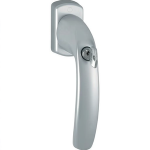 HOPPE 0810SVS/U10 Manija de Aluminio para Ventana de 35 mm, Colección New York, Bloqueable, para Rieles y Accesorios de Cortinas F1, Color Natural - Product Image 3