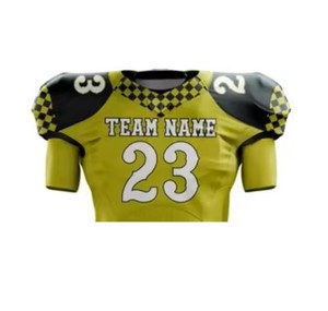 Uniforme de fútbol americano de último diseño logotipo personalizado/Color transpirable diseño ligero corto Opción de talla grande precio razonable - Product Image 5