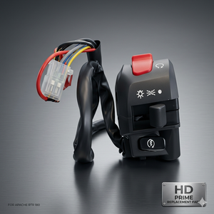 Interruptor de Control Izquierdo para Motocicleta Apache RTR 180 |   Conjunto de interruptor de luz, bocina e indicador para manillar - Product Image 3