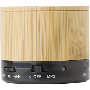 Altoparlante Wireless in Bambù Ecologico Rosalinda, Regali Promozionali e Aziendali - Product Image 2