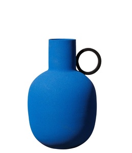 Florero de metal de hierro de primera calidad con diseño antiguo hecho a mano para decoración del hogar con aspecto elegante y elegante - Product Image 4